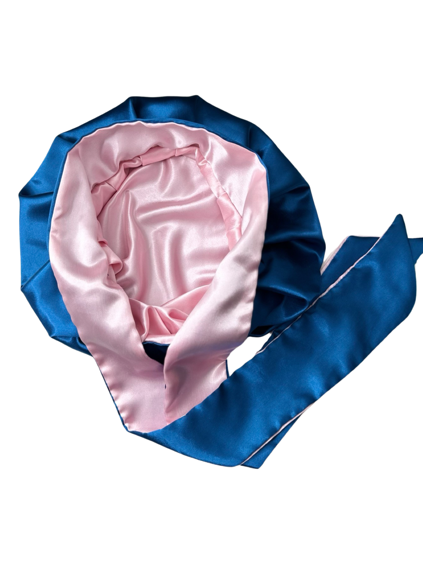 Bonnet en satin réversible sans élastique|Pitaya